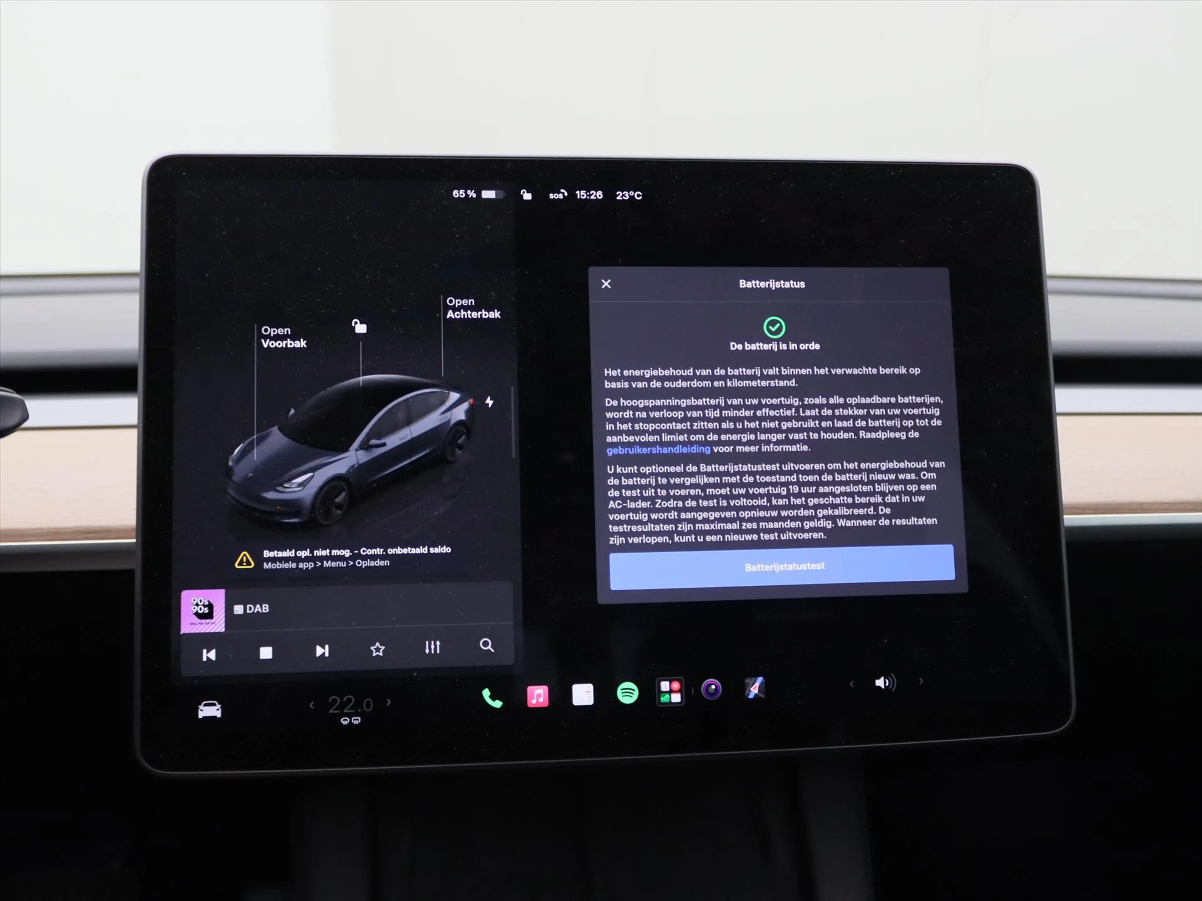 Tesla Model 3 Long-Range AWD 351pk 75 kWh 93.8% SoH UPGRADE [ TR — photo 29