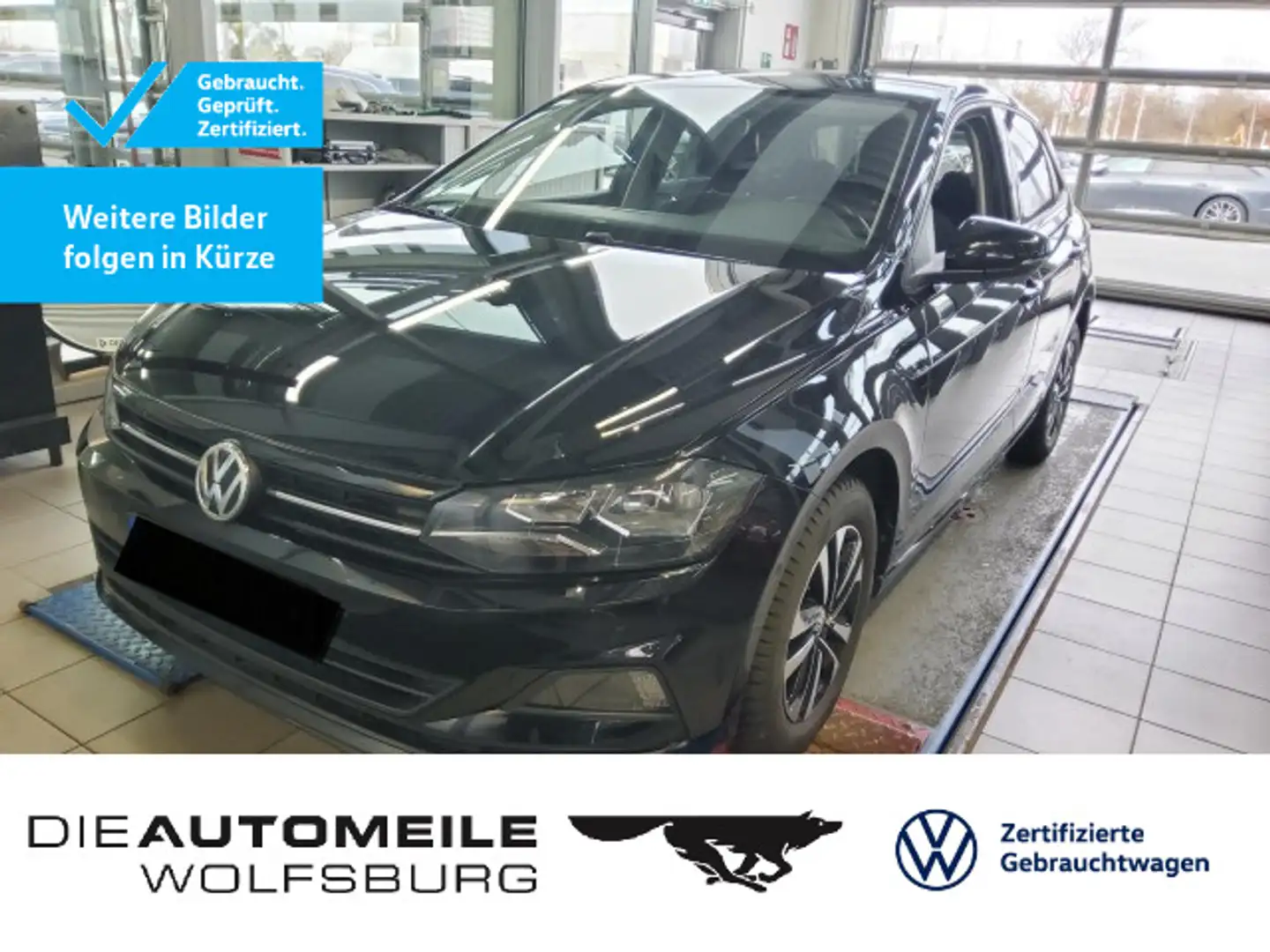 Volkswagen Polo 6 VI 1.0 TSI IQ.DRIVE Einparkhi/Navi/ACC Schwarz - 1
