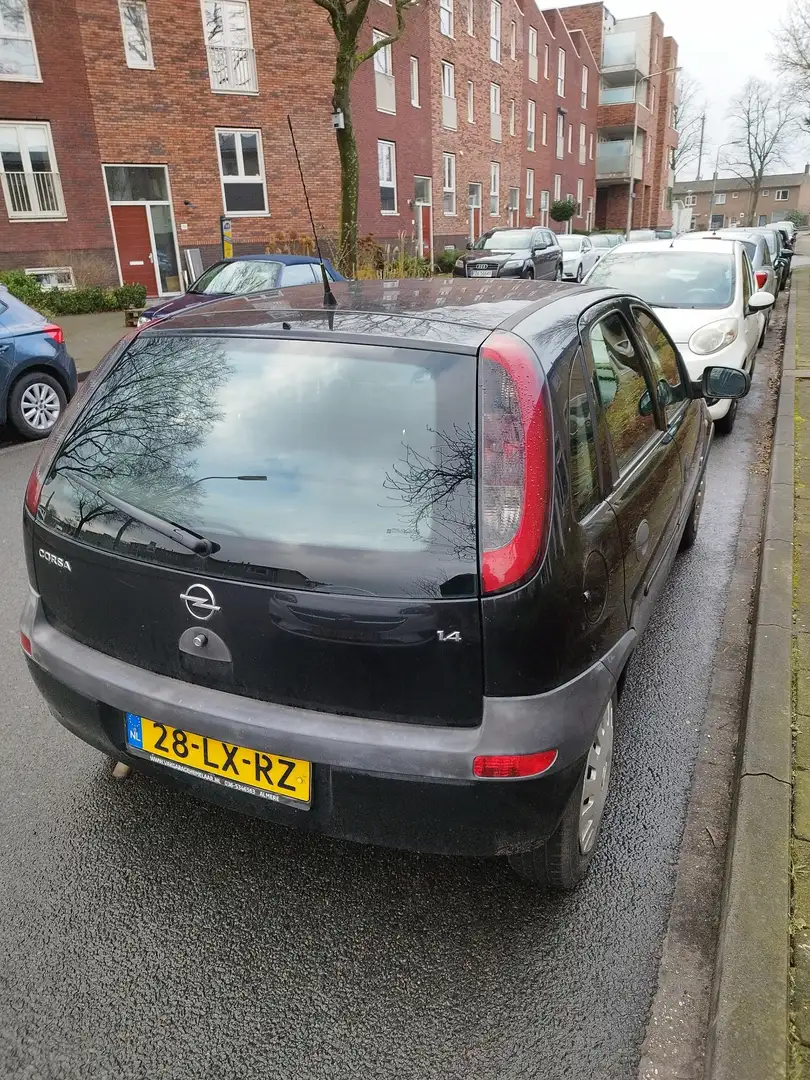 Opel Corsa 1.4-16V Njoy Zwart - 2