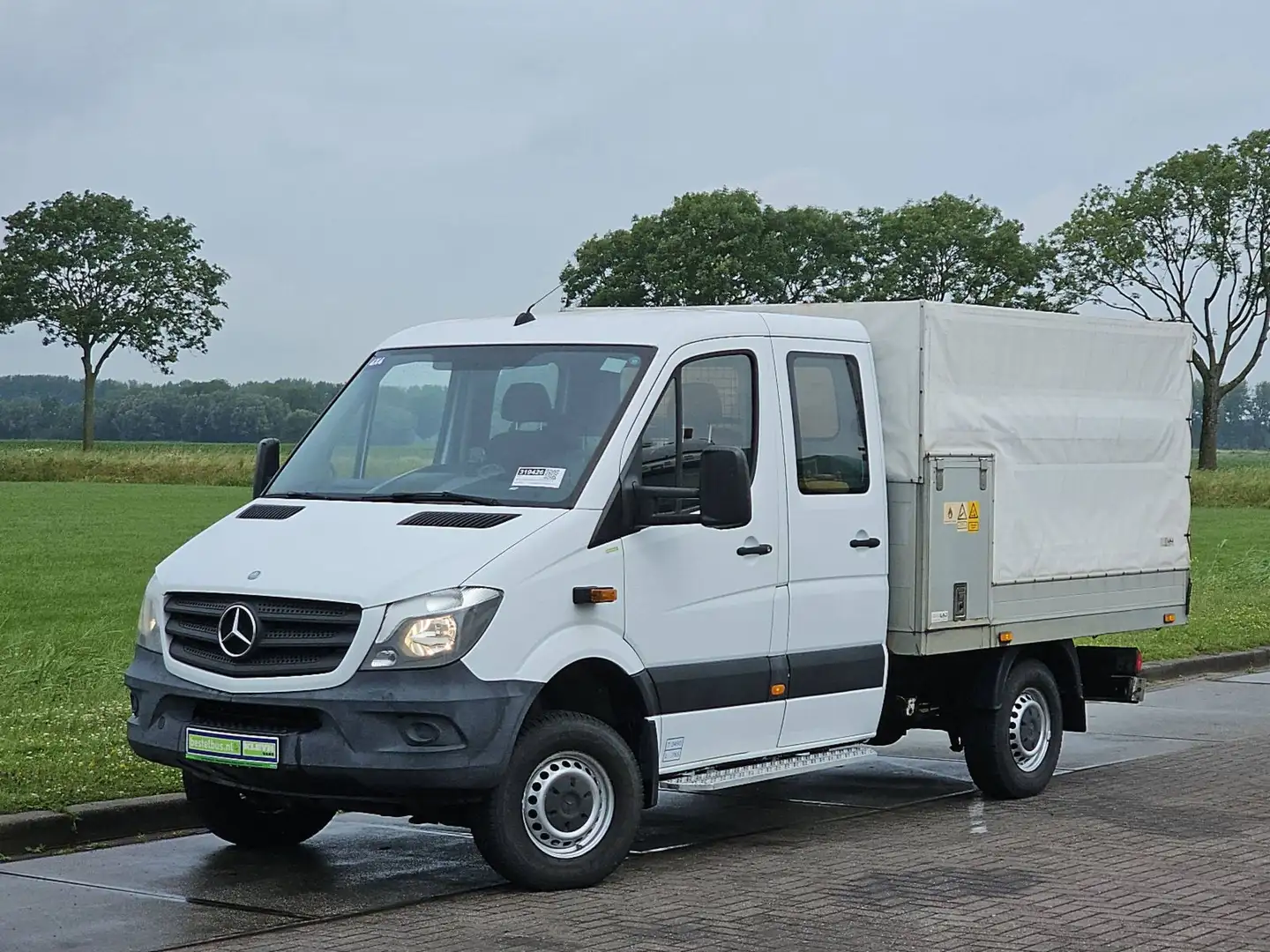 Mercedes-Benz Sprinter 316 4x4 Open-Laadbak AC! Wit - 2
