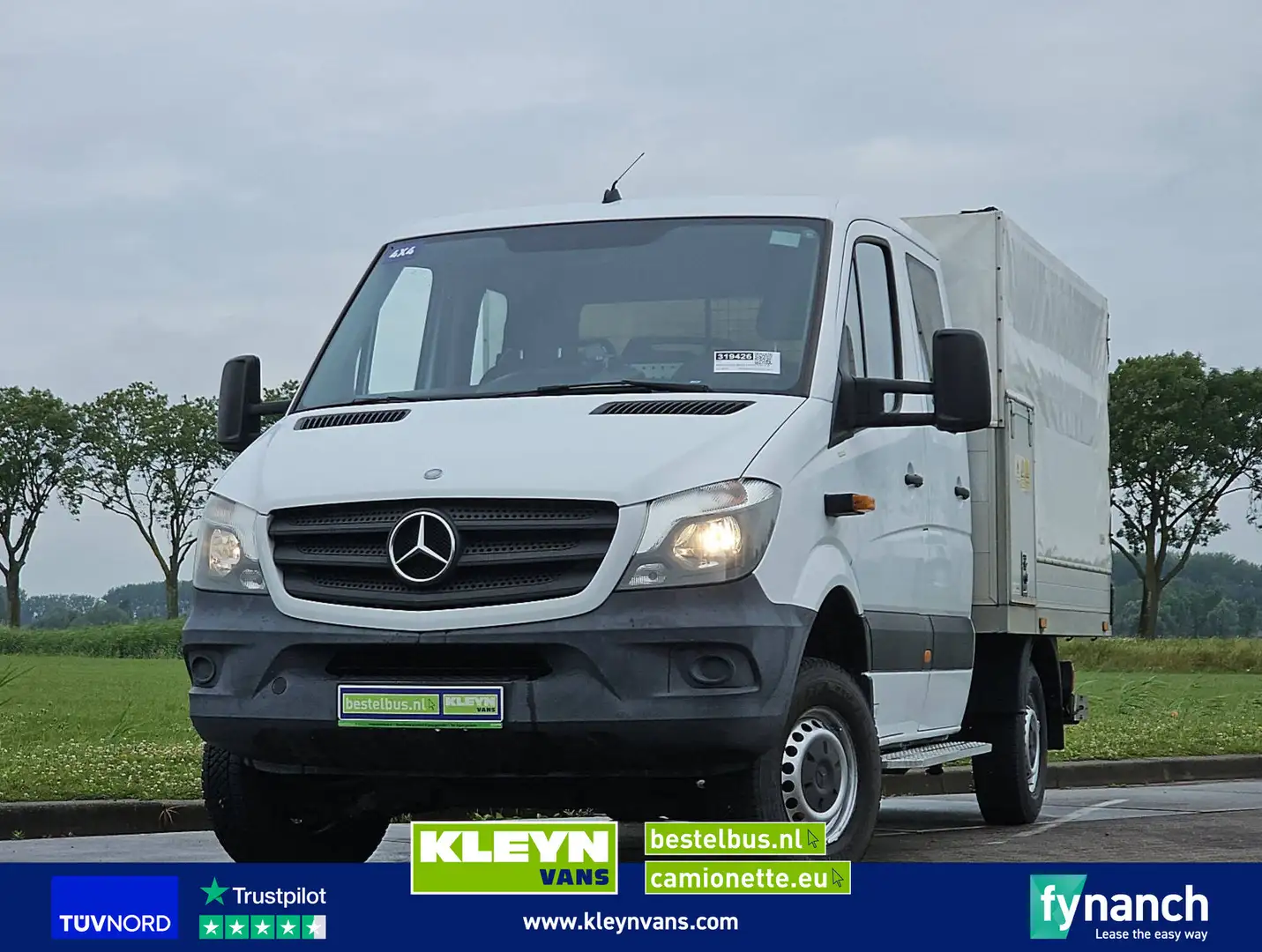 Mercedes-Benz Sprinter 316 4x4 Open-Laadbak AC! Wit - 1