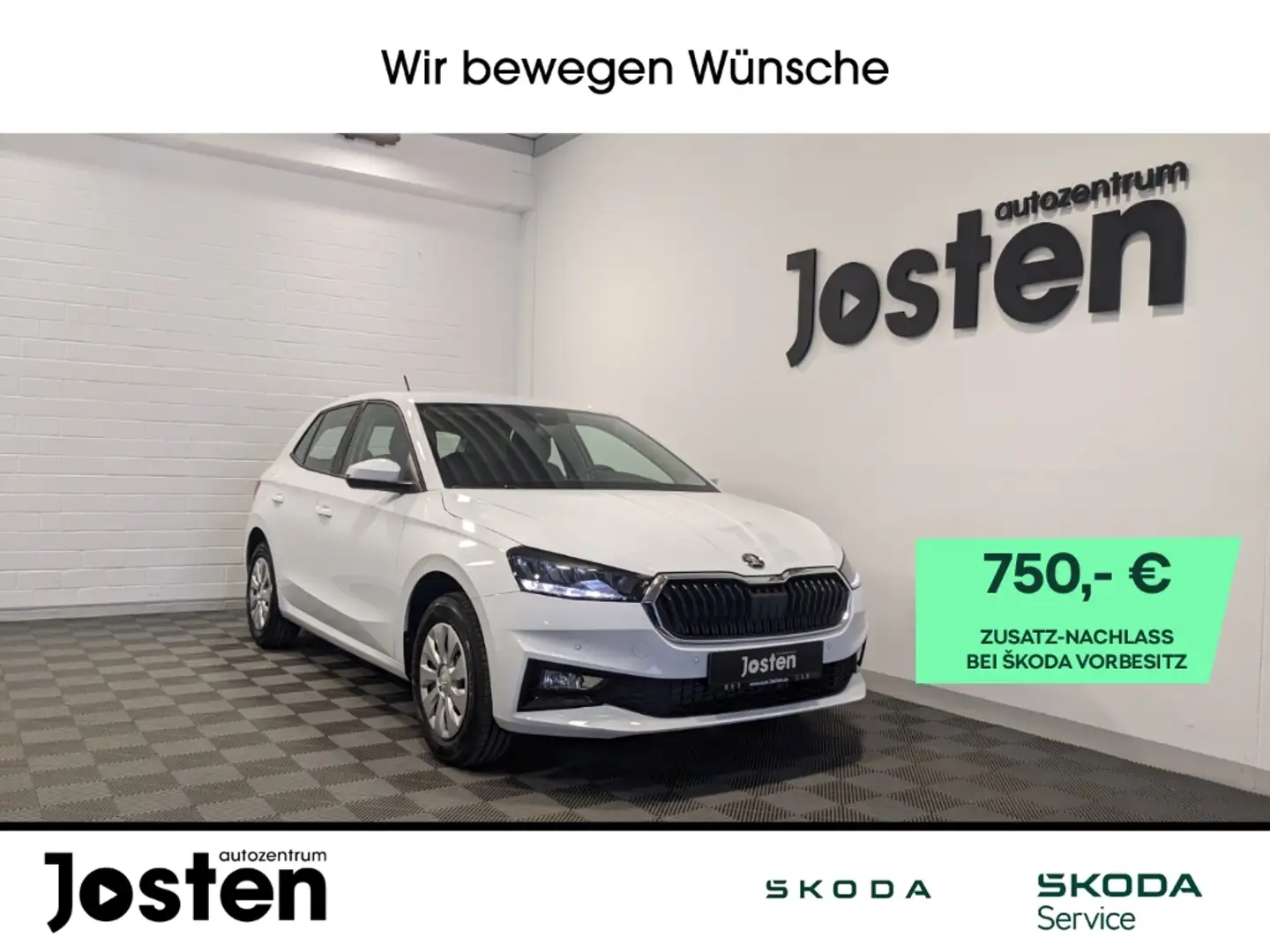 Skoda Fabia Selection 1.0TSI LED DigitalCockpit Sideass. Blanc - 1