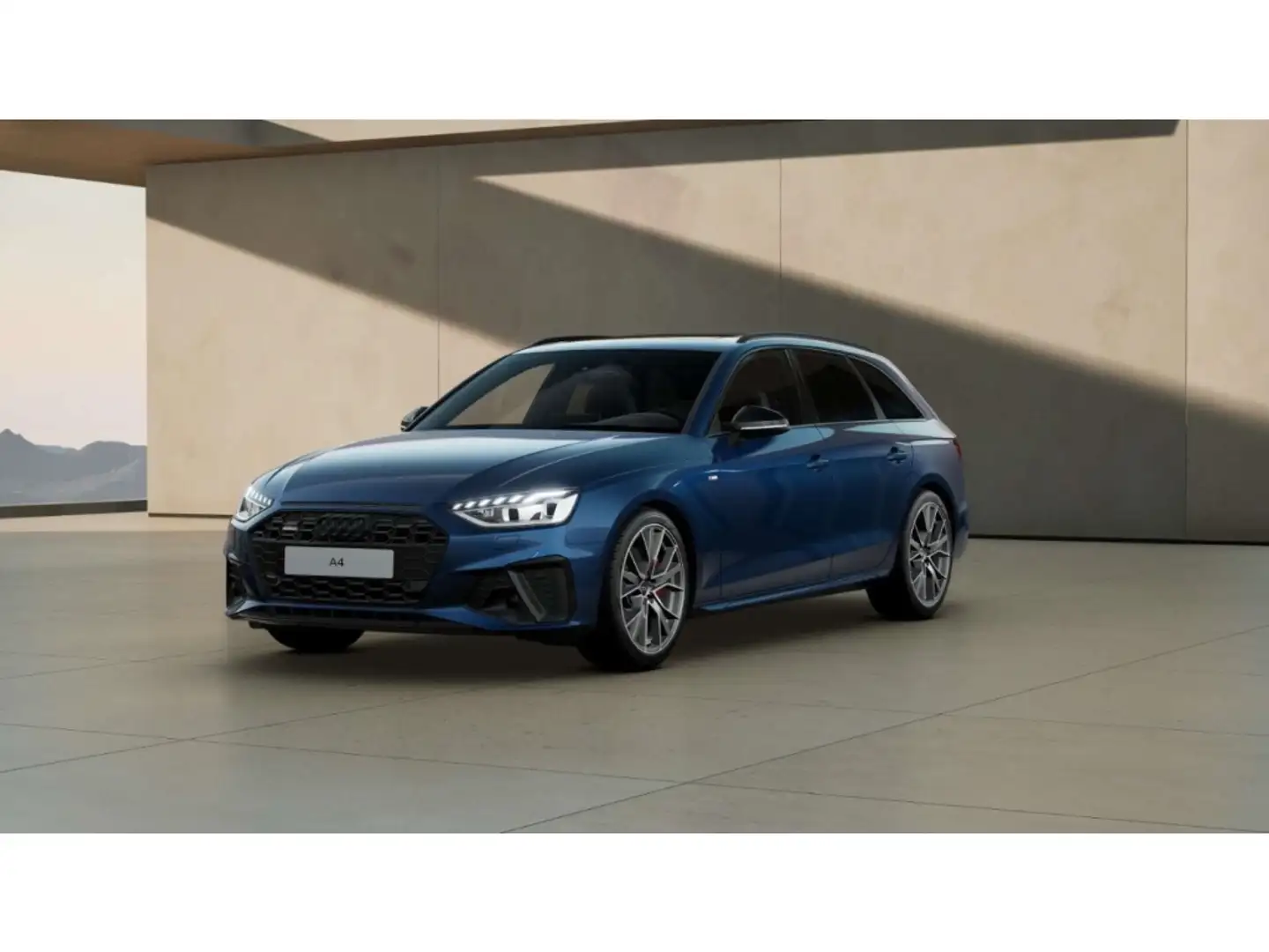 Audi A4 Avant 40 TFSI quattro S line Blau - 2