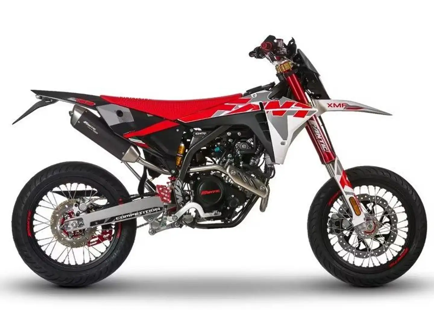 Fantic 125M XMF 125 Motard Competition MY26, Supermoto Blanco - 1