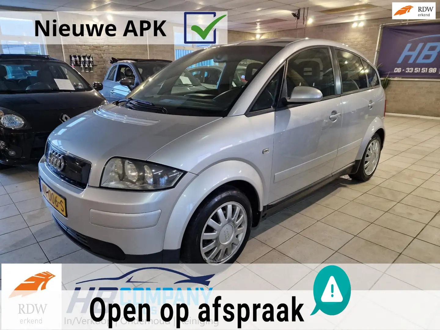 Audi A2 1.4 Exclusive| Nette auto| Nw APK| Airco automatis Gri - 1
