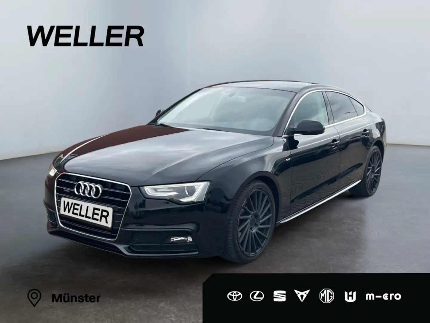 Audi A5 2.0 TDI Sportback qu S tronic *S line*Navi*BT* Schwarz - 1