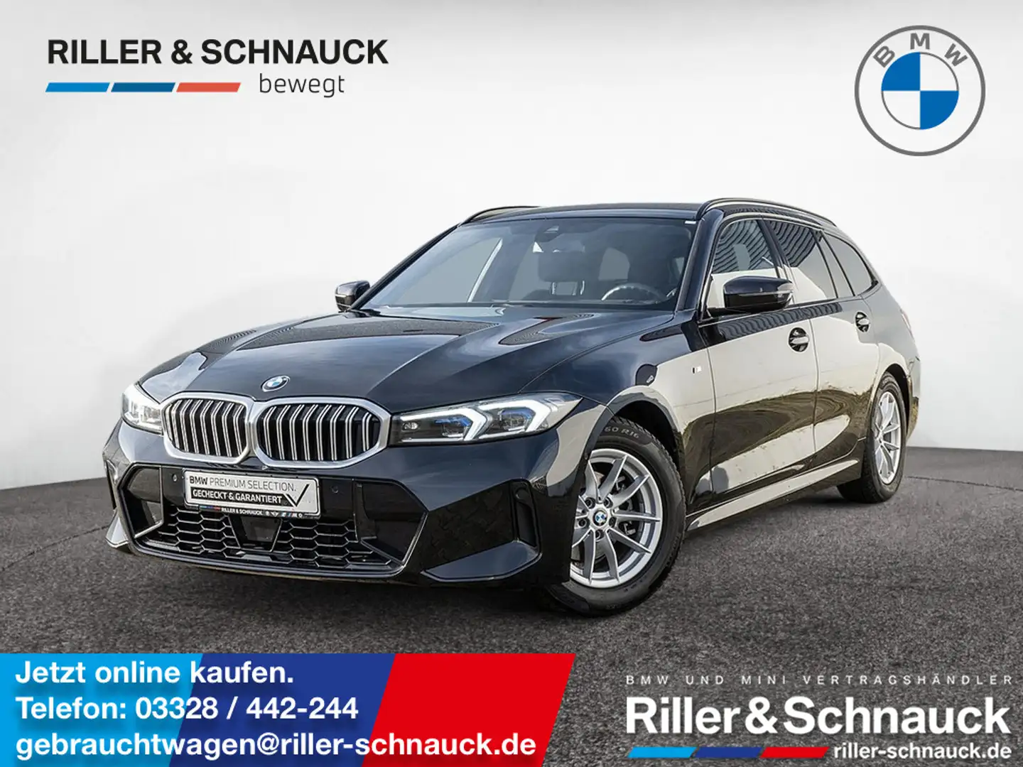 BMW 318 i M Sport AHK+HUD+ACC+KAM+MEM Schwarz - 1