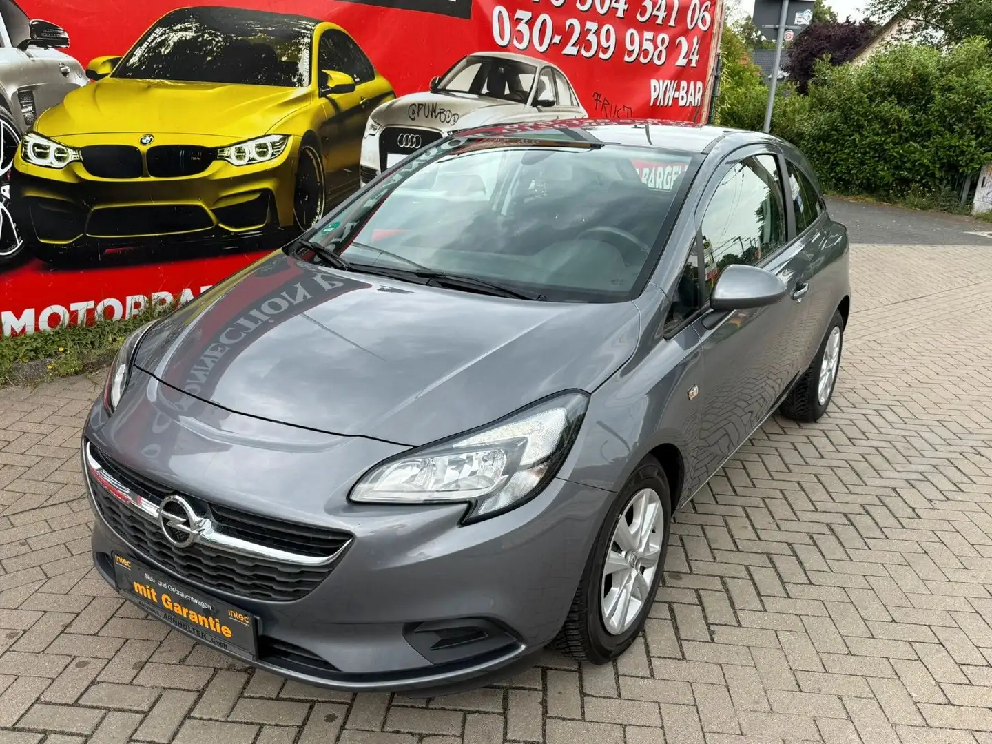 Opel Corsa E Edition ecoFlex**TÜVE NEU*1. HAND** Gri - 1