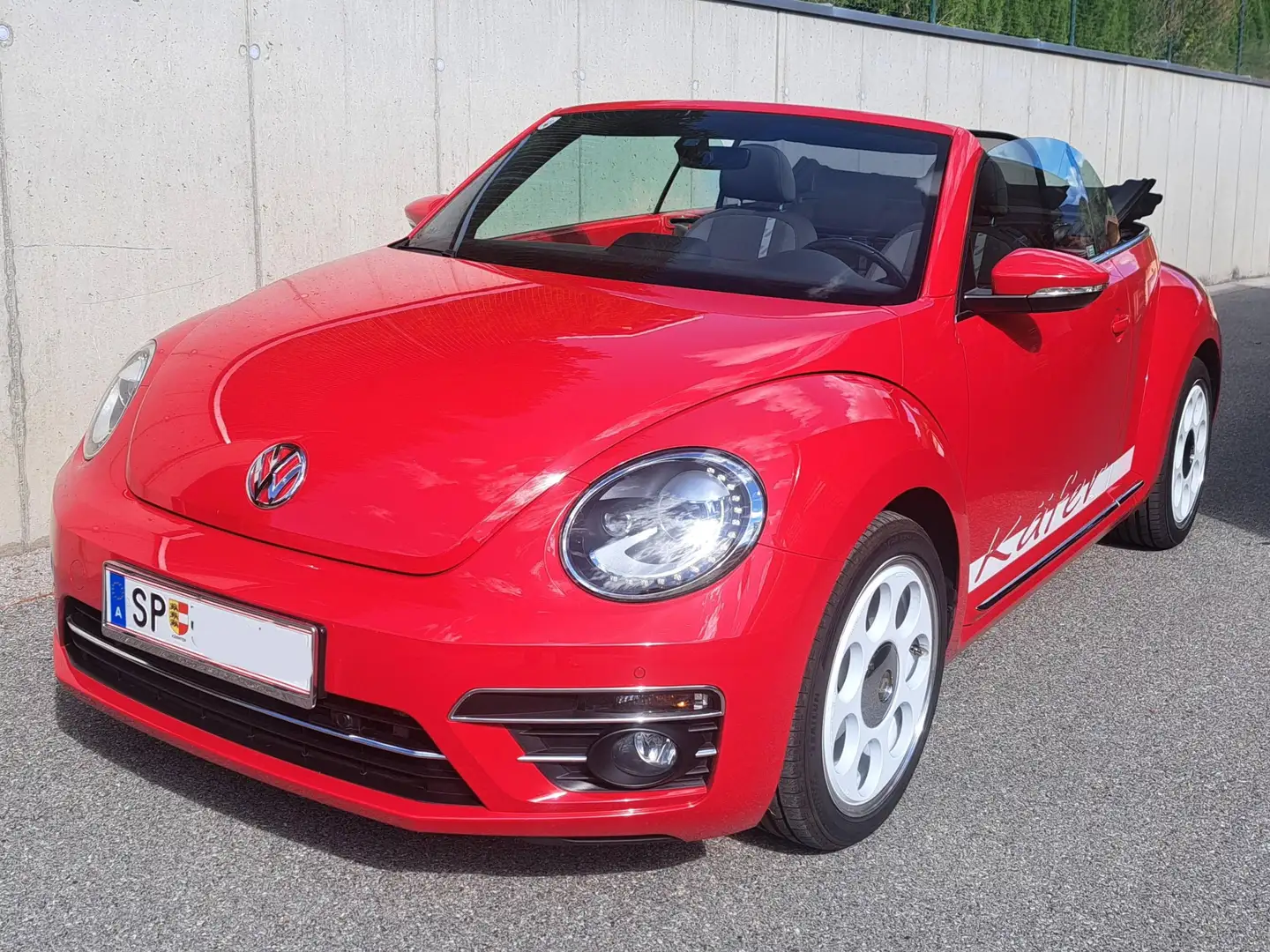 Volkswagen Beetle Cabrio 1,2 TSI Austria DSG Rot - 1