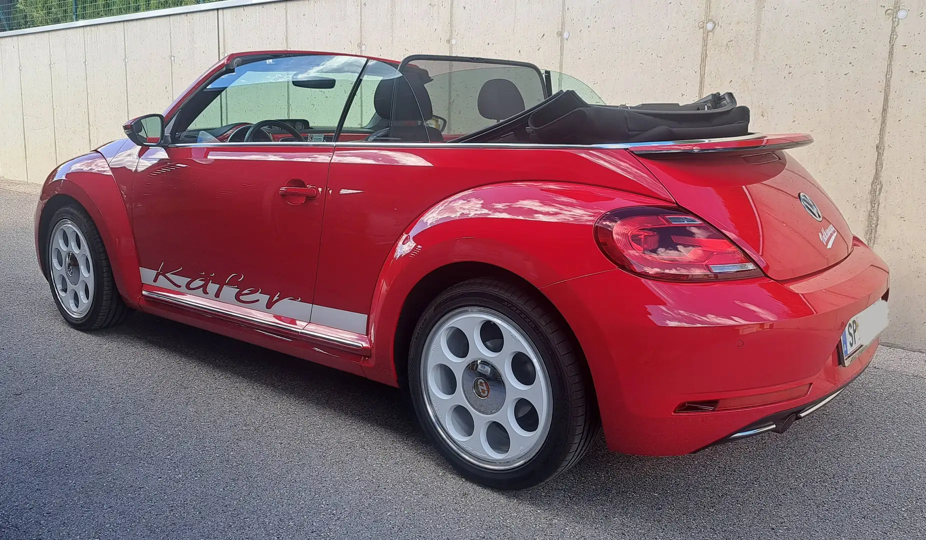 Volkswagen Beetle Cabrio 1,2 TSI Austria DSG Rot - 2