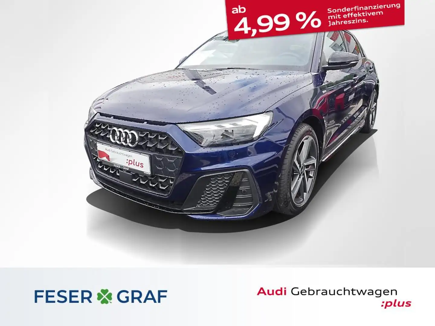 Audi A1 Sportback 35 TFSI S-Line S tronic Navi LED Azul - 1