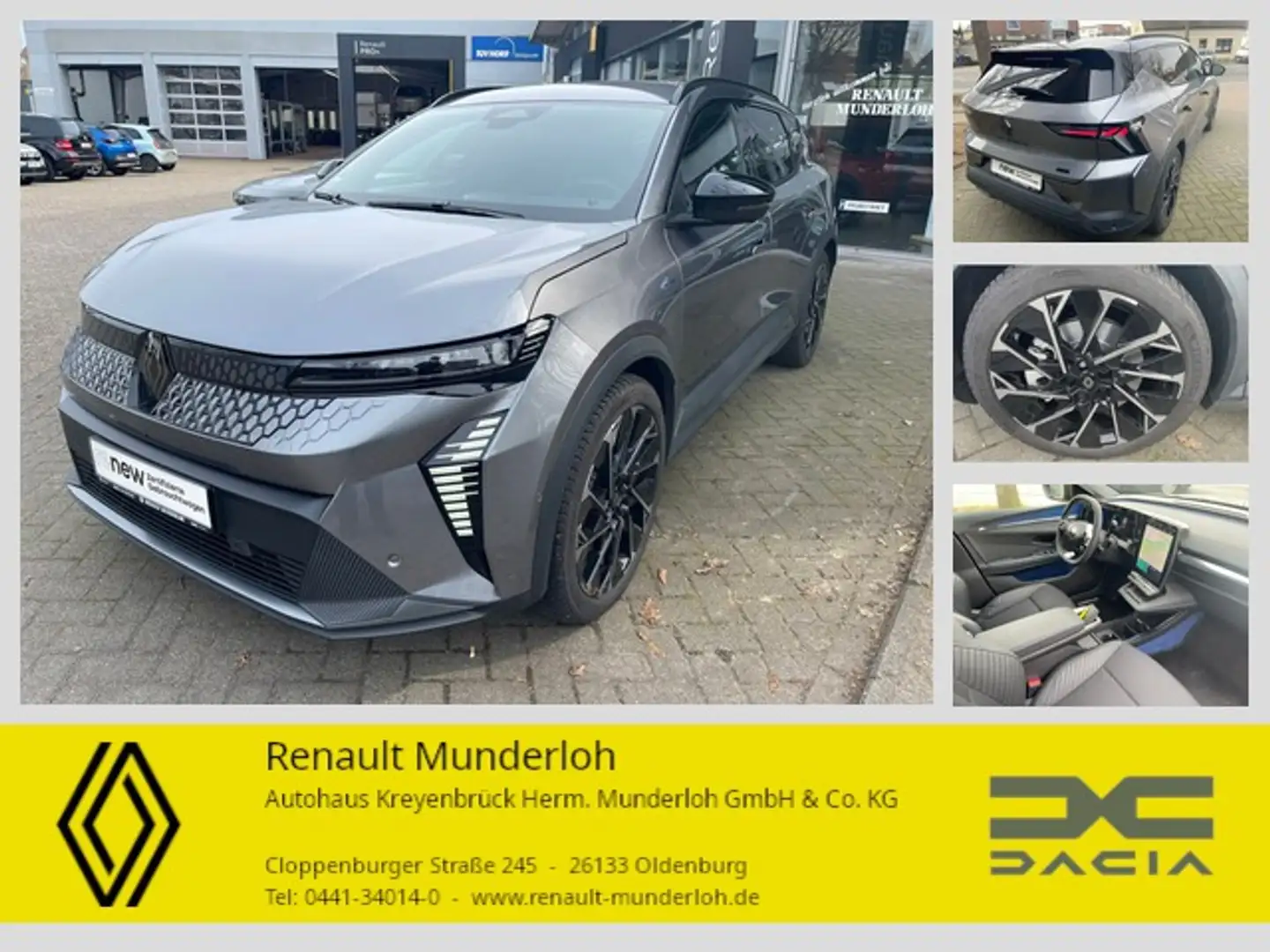 Renault Scenic 220 Long Range Esprit Alpine Gris - 1