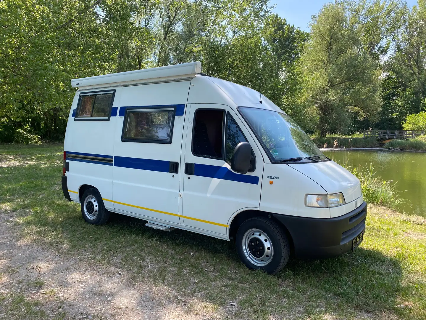 Fiat Ducato Ducato 2,8 HDI  Wohnmobil Blanc - 1