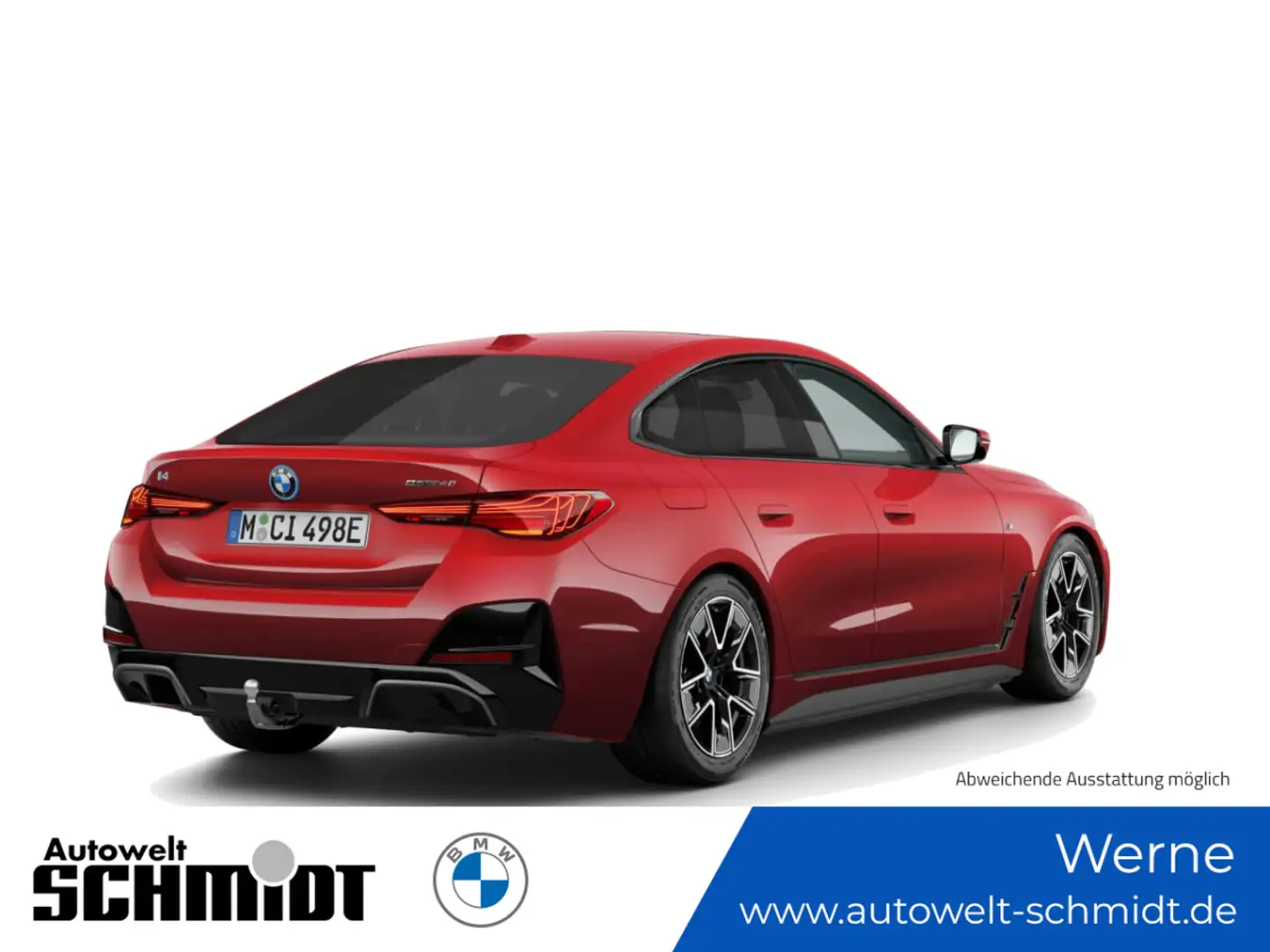 BMW i4 eDrive40 M Sportpaket + GARANTIE-bis-11.2029 Rouge - 2