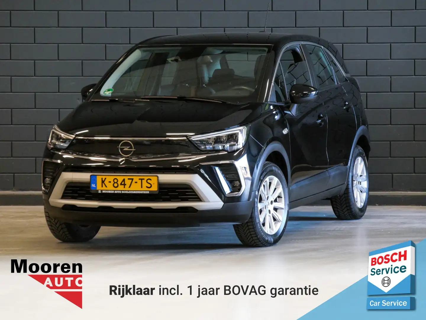 Opel Crossland 1.2 131PK Turbo Elegance | TREKHAAK | CARPLAY | CR Zwart - 1