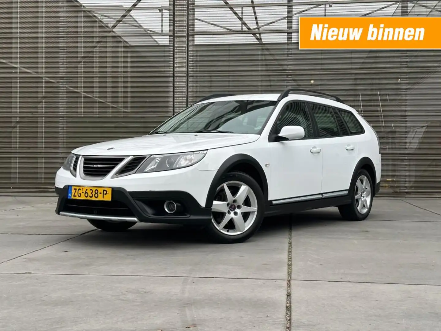 Saab 9-3 2.0 T AERO XWD LEDER/AUTOMAAT  UNIEK !! APK 8-9-20 Weiß - 1