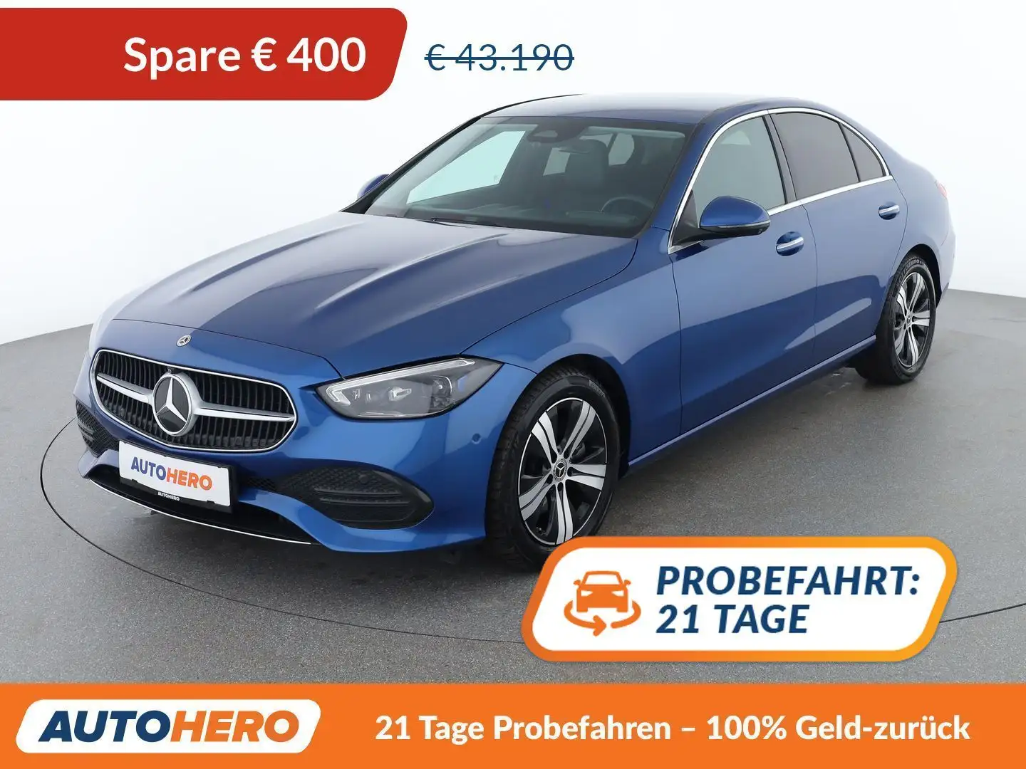 Mercedes-Benz C 220 C 220 d Mild-Hybrid 4Matic Avantgarde Blau - 1