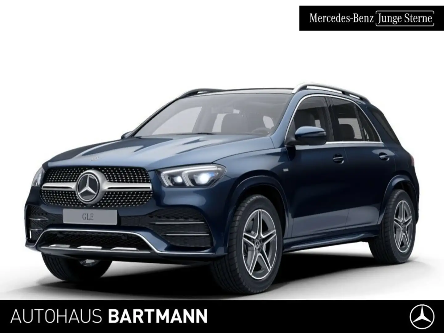Mercedes-Benz GLE 350 GLE 350 e 4M AMG +PANO+SOUND+AHK+DISTRONIC+MBUX+ Blau - 1