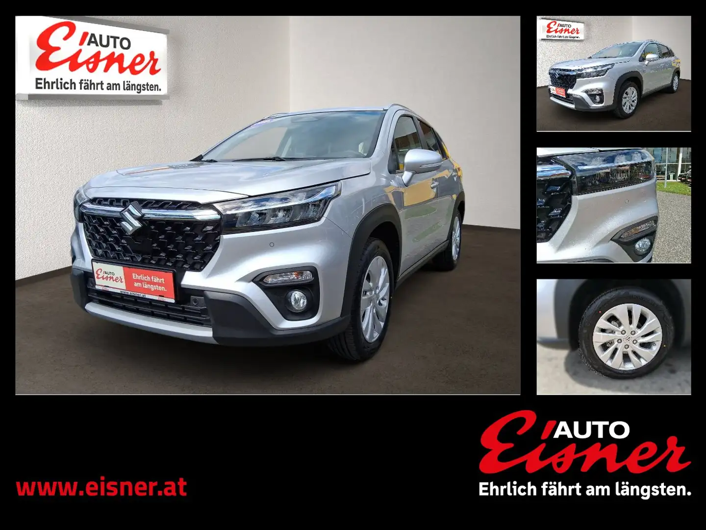 Suzuki S-Cross 1.4 Hybrid Shine Allgrip auto. Allrad Silber - 1