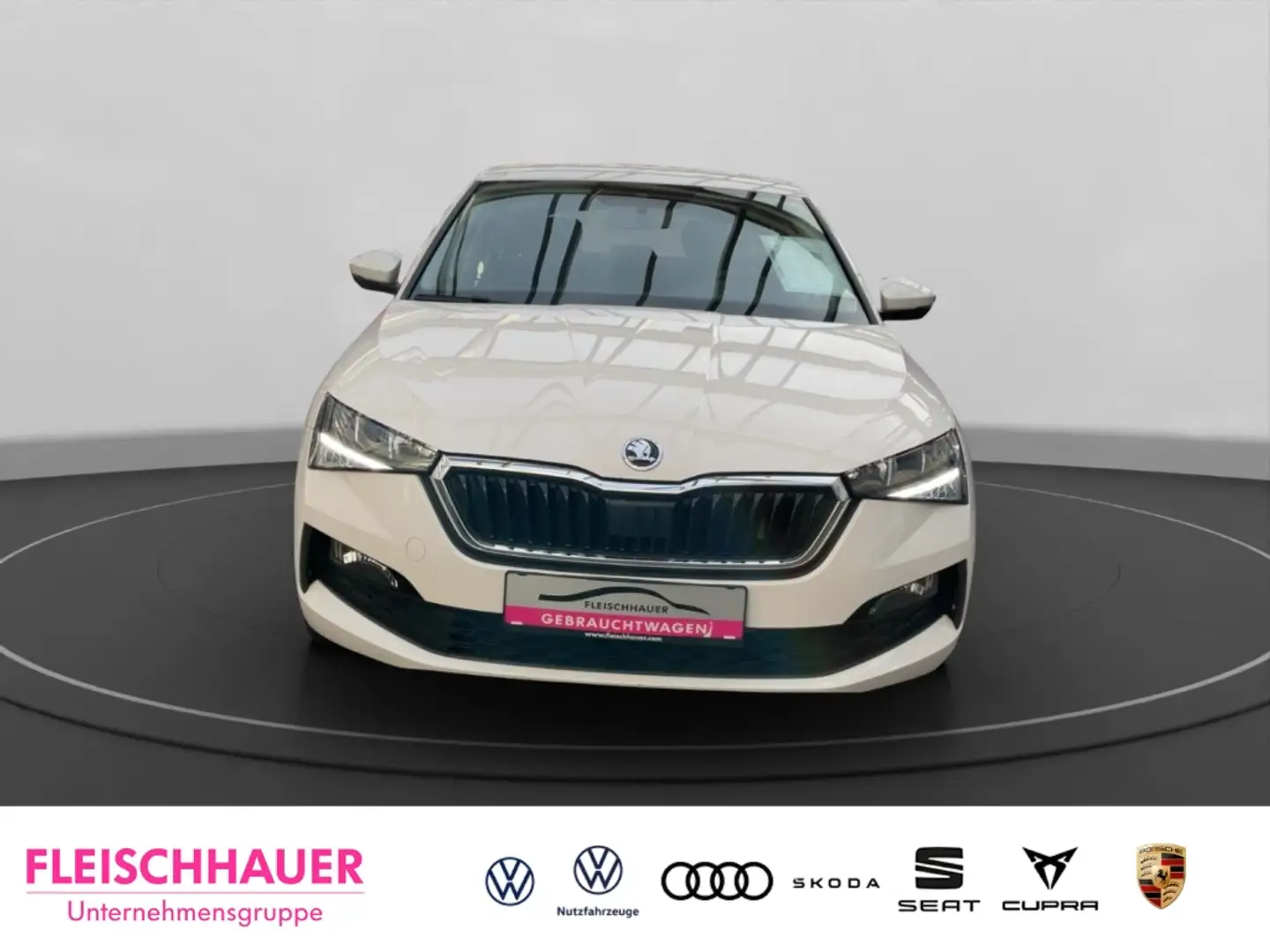 Skoda Scala 1.0 TSI Cool Plus LED Apple CarPlay SHZ Spurhaltea Bianco - 2