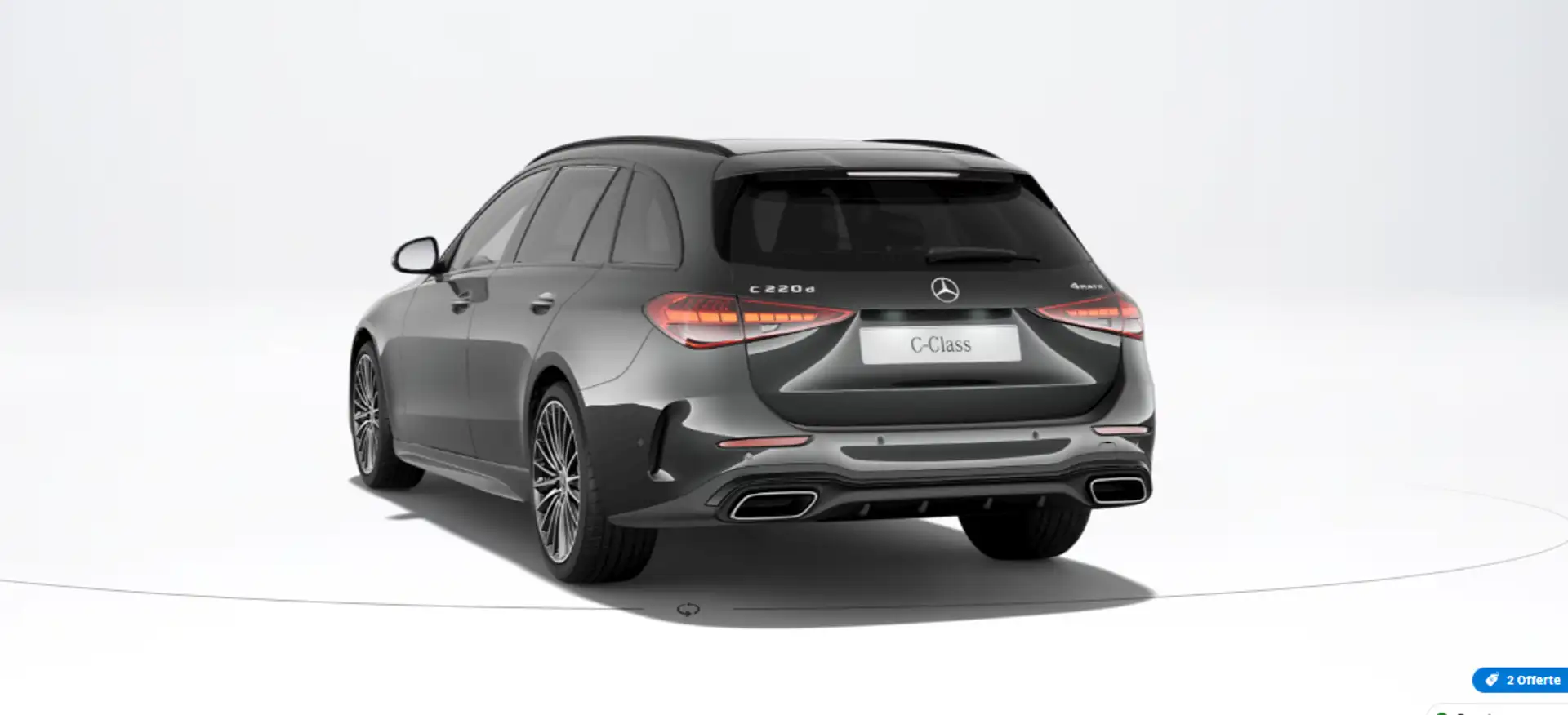 Mercedes-Benz C 220 220 D MHEV SW AMG LINE ADVANCED PLUS TRAVEL EDITI Grau - 2