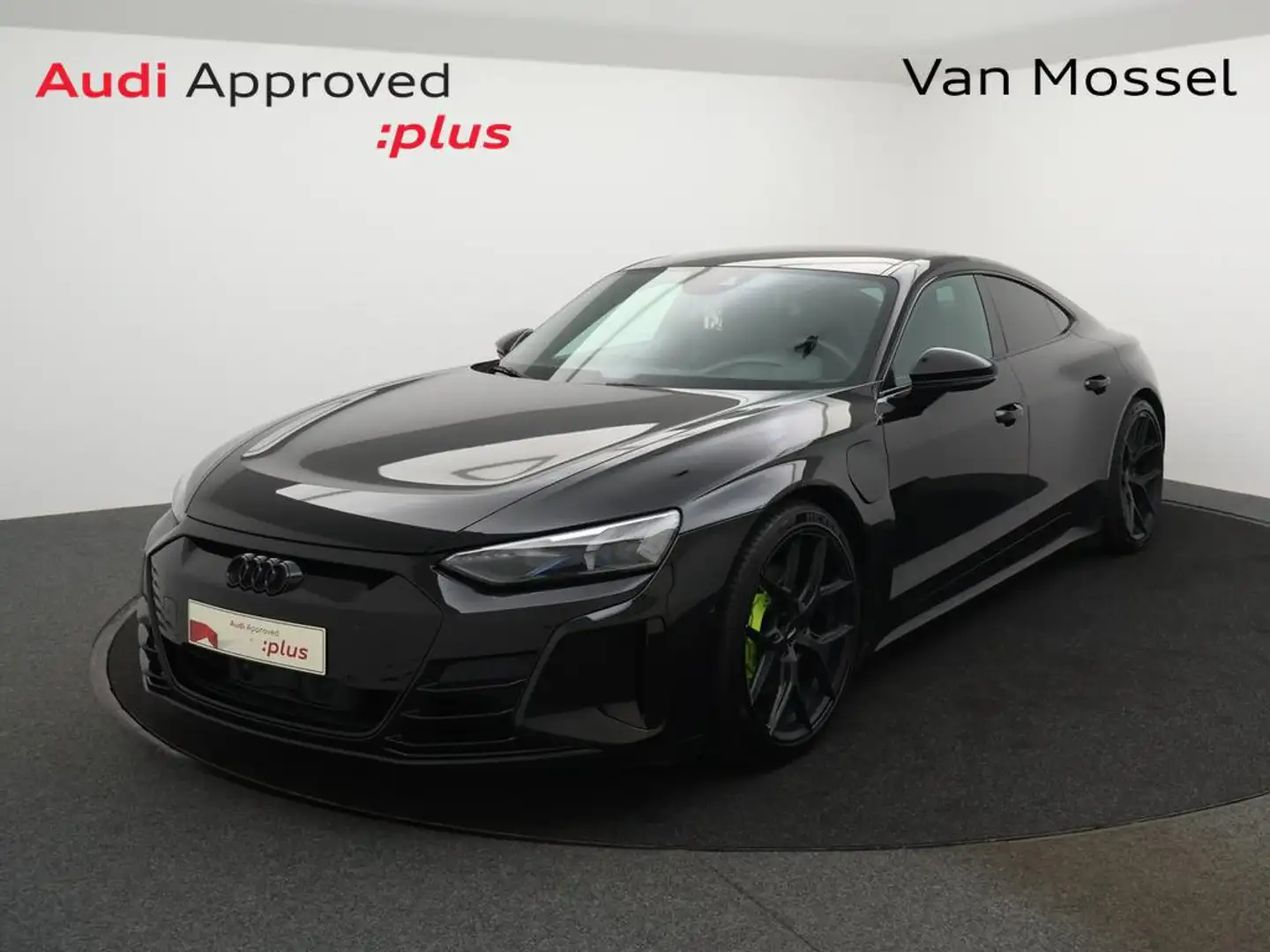Audi e-tron GT Audi e-tron GT QUATTRO 476PK *HUD*SHADOWLOOK*NAVI*APP CONNECT*LEDER*NAVI*ZETELVERWARMING*SFEERVERLICHTING*... Fekete - 1
