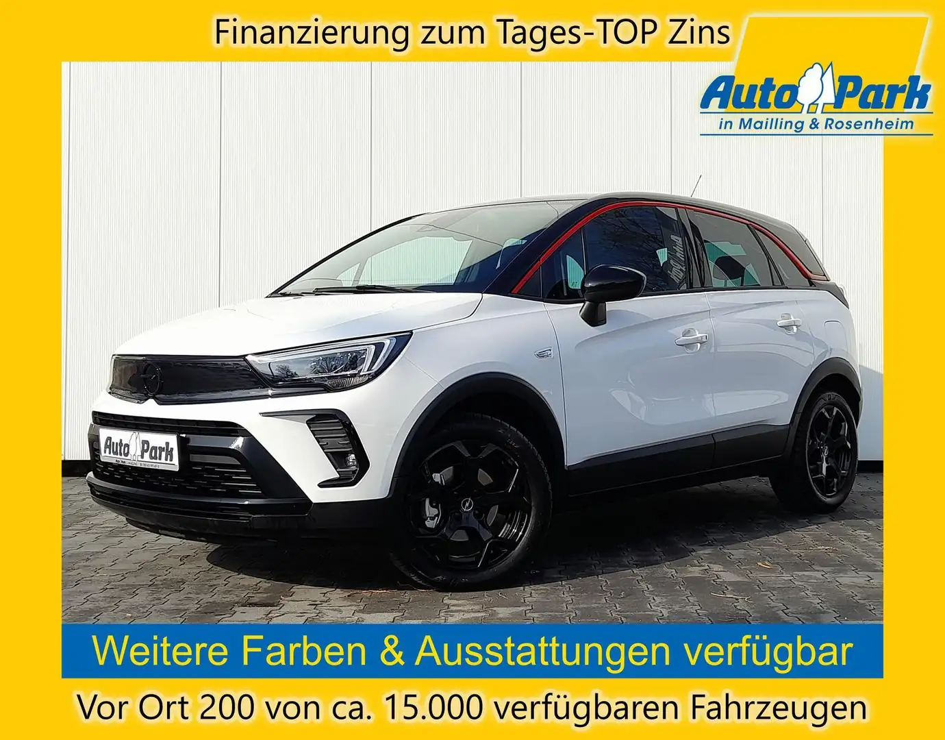 Opel Crossland Aut GS-Line NAVI/APP~LED~SHZ~RFK~DAB Weiß - 1