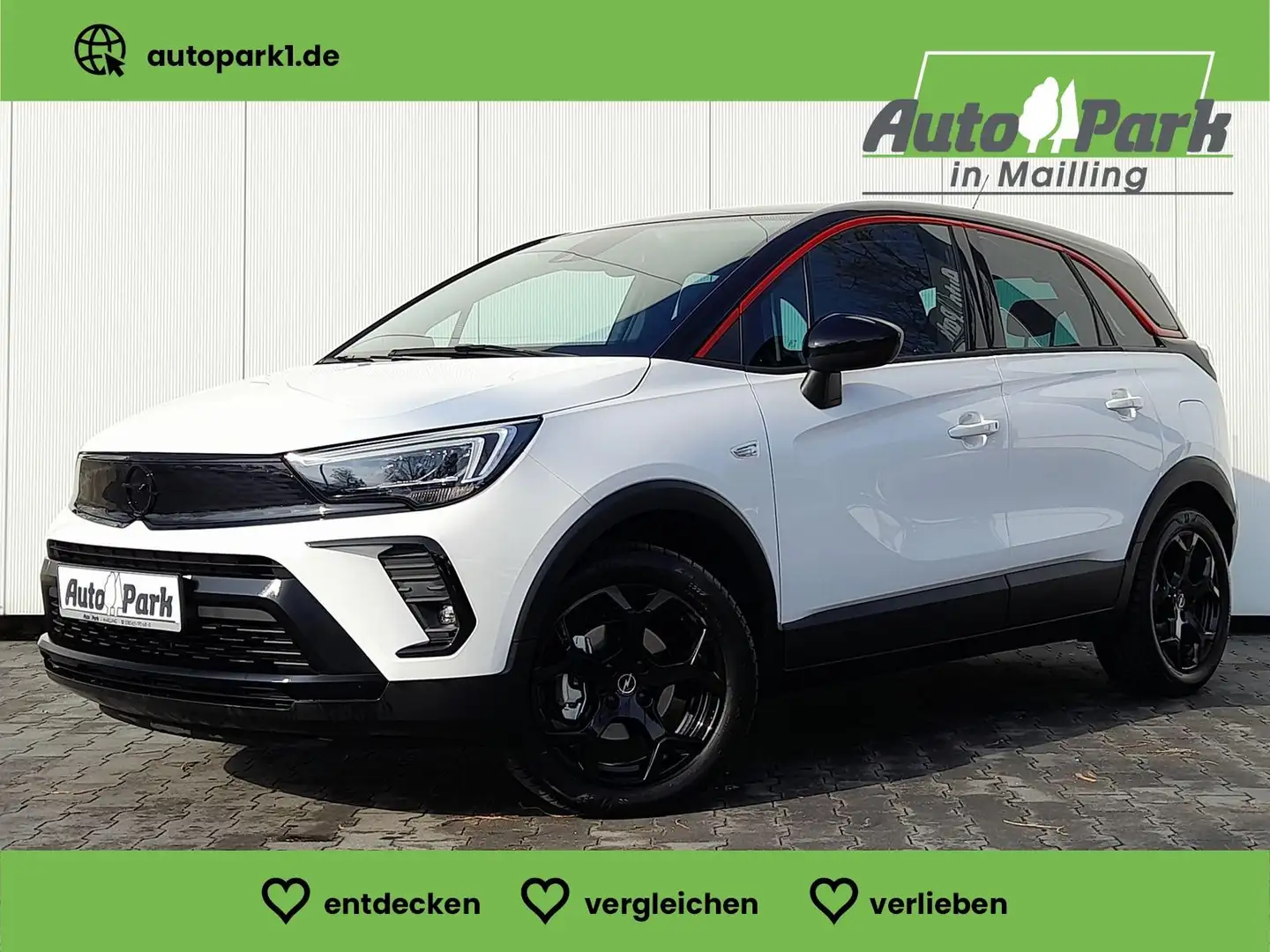 Opel Crossland Aut GS-Line NAVI/APP~LED~SHZ~RFK~2xPDC Weiß - 1