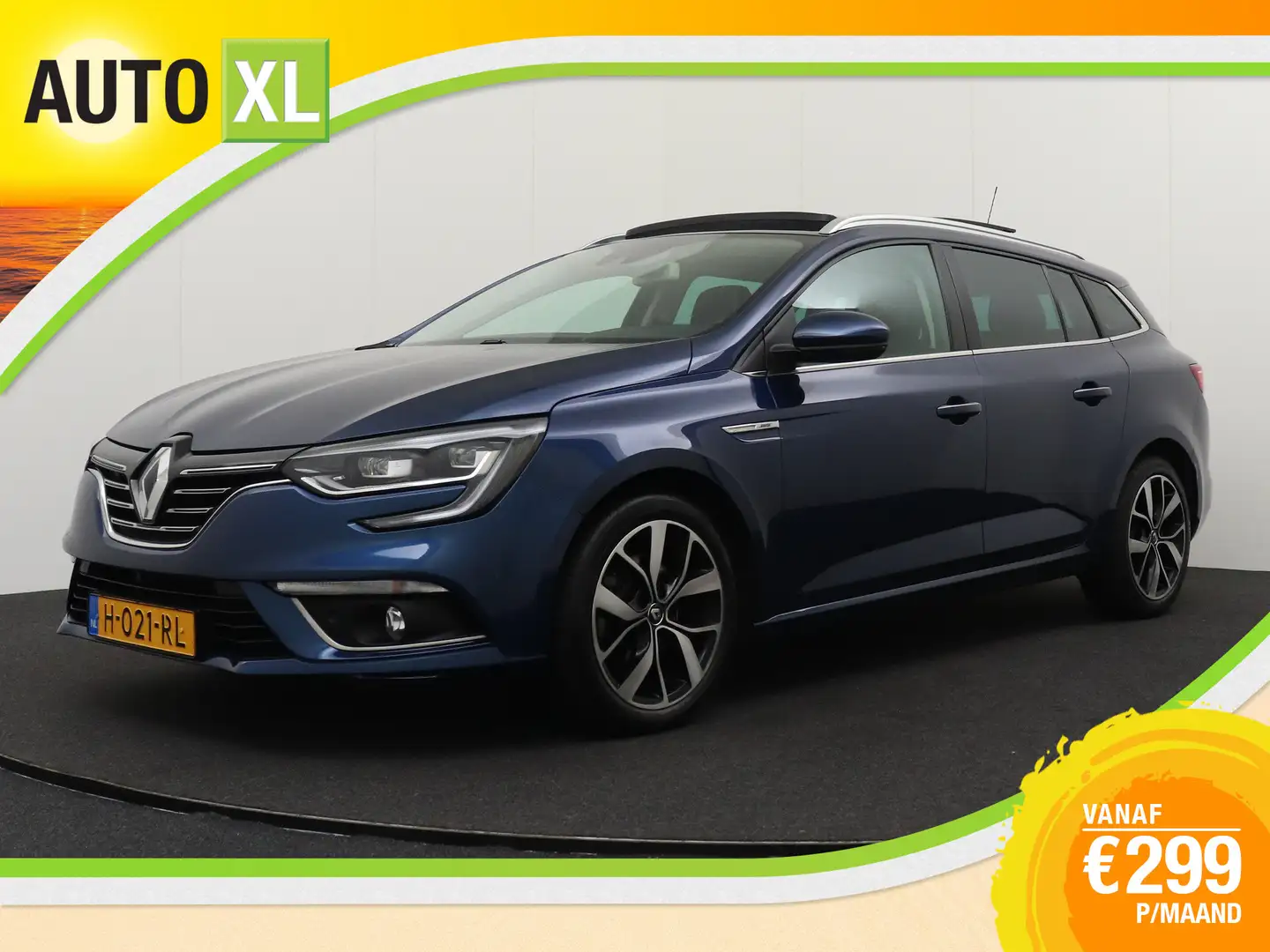 Renault Megane Estate 1.3 160 PK Aut. Bose Schuif-/kanteldak Lede Azul - 1