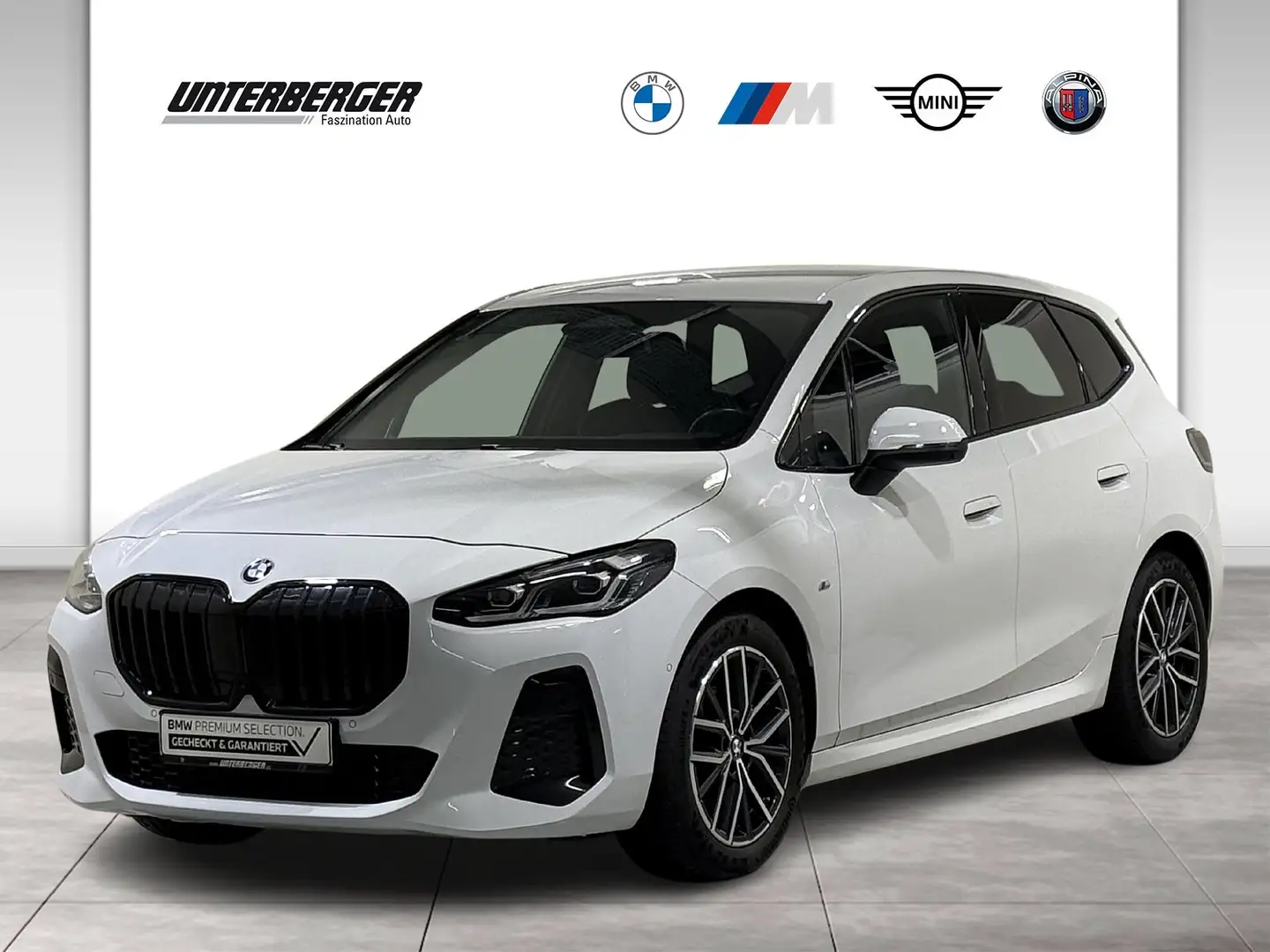 BMW 218 d Active Tourer M Sportpaket AHK ACC 360° HUD Weiß - 1