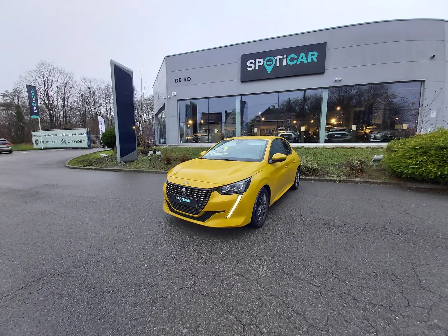 Peugeot 208 208 1.2i 100ch Style Jaune - 2