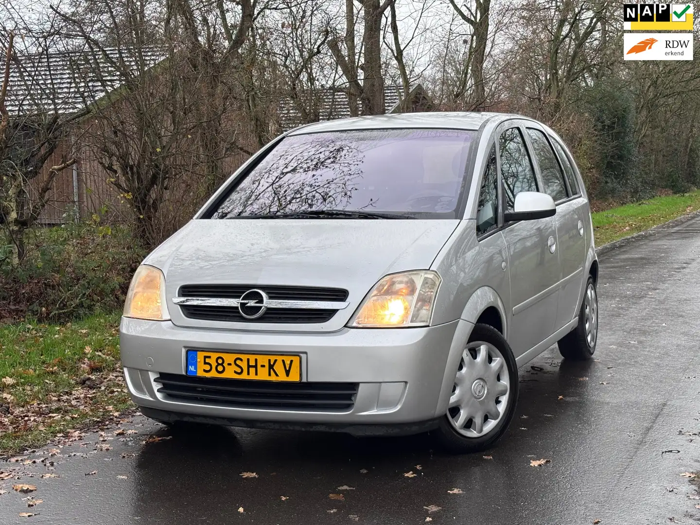 Opel Meriva 1.6-16V Enjoy | " 78.000 " KM NAP + Cruise Nu € 3. Gri - 1