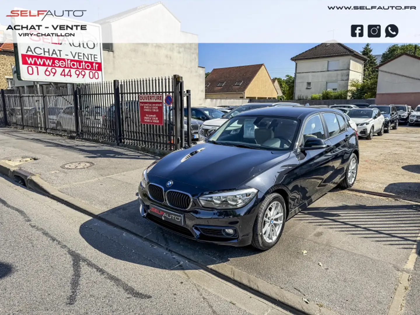 BMW 118 (F21/F20) 118DA 150CH LOUNGE 5P Noir - 1