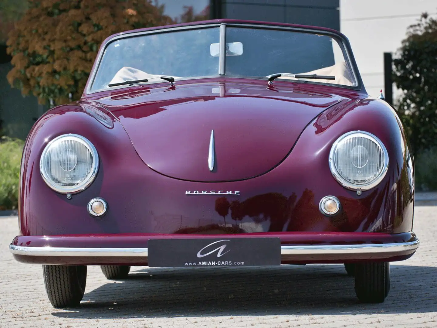 Porsche 356 pre A 1500 Cabriolet *** German delivery *** Rosso - 2