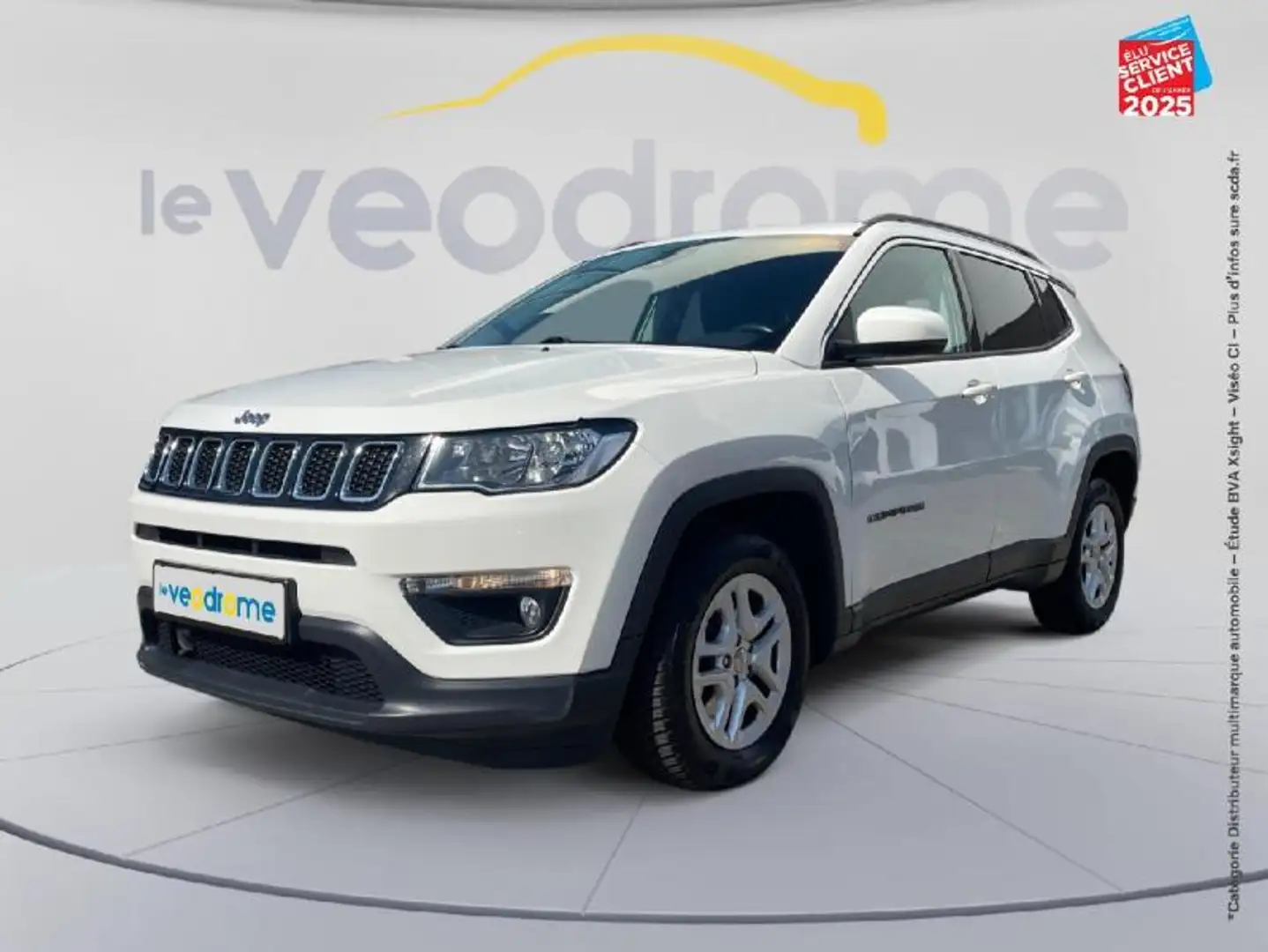 Jeep Compass 1.4 MultiAir II 140ch Longitude 4x2 Blanc - 1