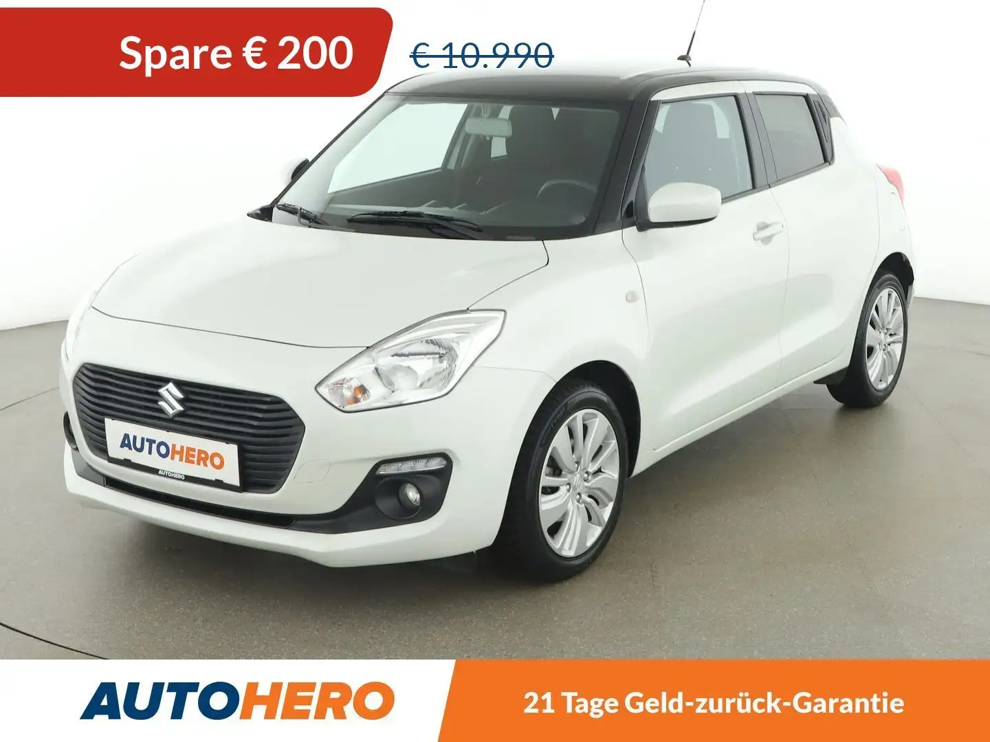 Suzuki Swift 1.2 DualJet shine Aut.*SHZ*CAM*NAVI*KLIMA* Weiß - 1