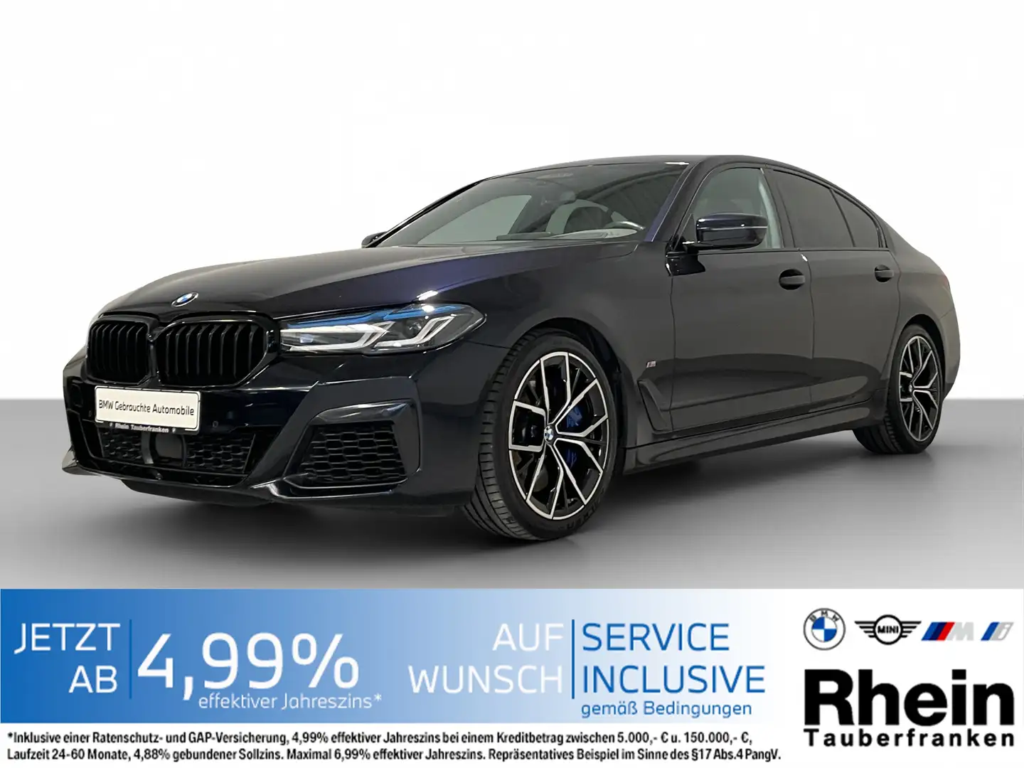 BMW M550 i xDrive Lim. Laserlicht*HUD*ACC*Harman*uvm Negru - 1