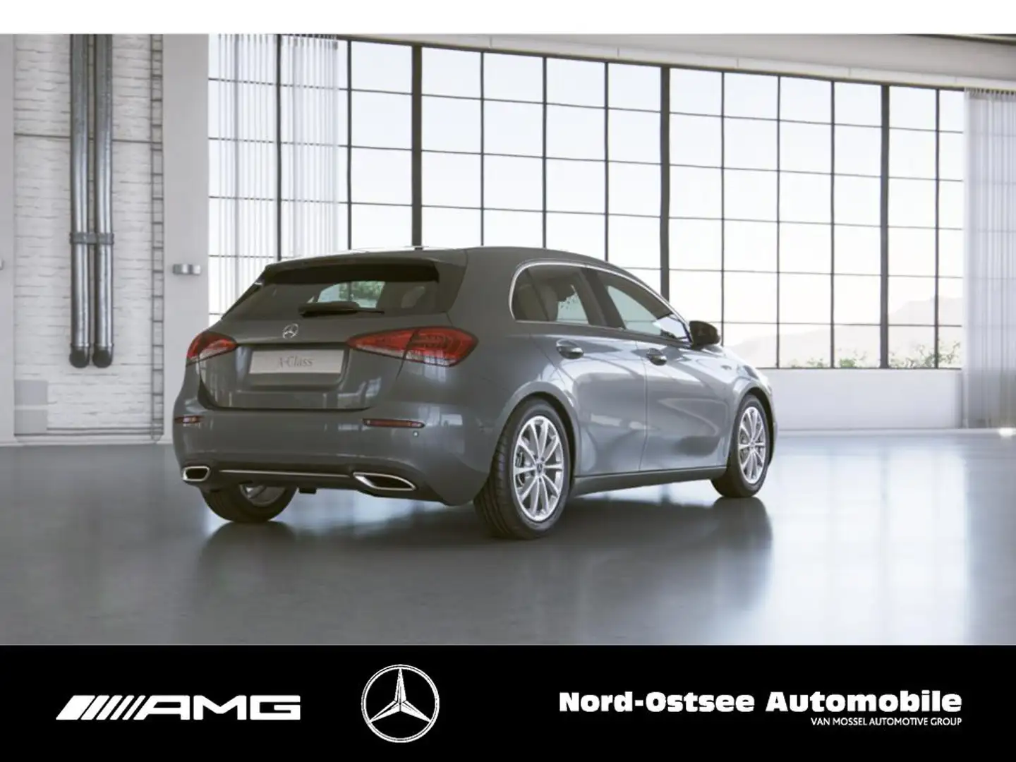 Mercedes-Benz A 220 PROGRESSIVE TEMPO NAVI SITZHEIZUNG LED Grigio - 2