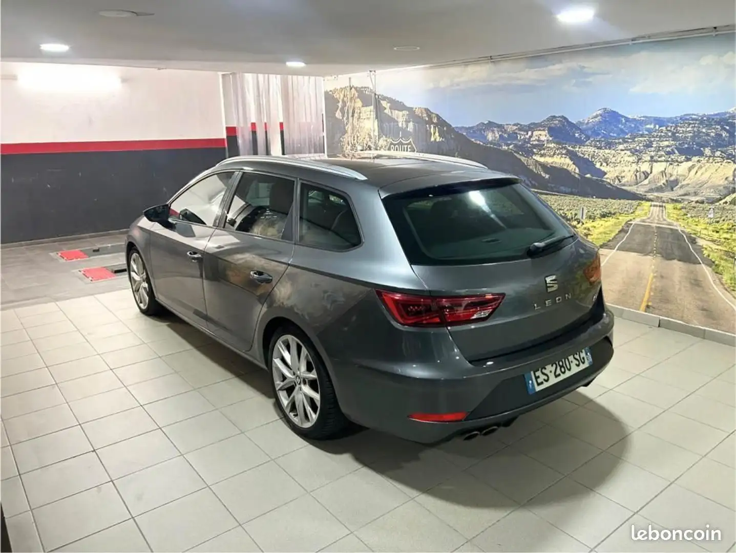 SEAT Leon 2.0 TDI 184ch FAP Xcellence Start&Stop DSG Gris - 2