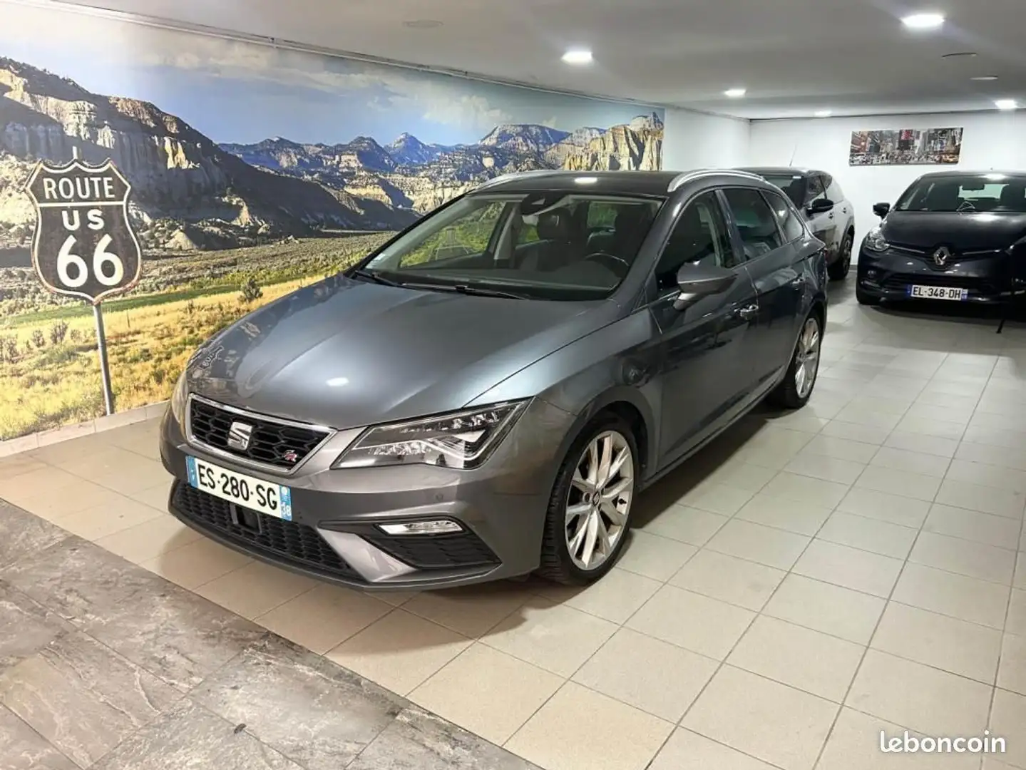 SEAT Leon 2.0 TDI 184ch FAP Xcellence Start&Stop DSG Gris - 1