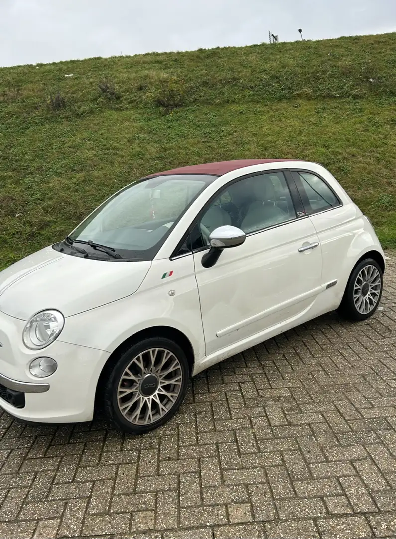 Fiat 500C 1.2 Blanc - 1