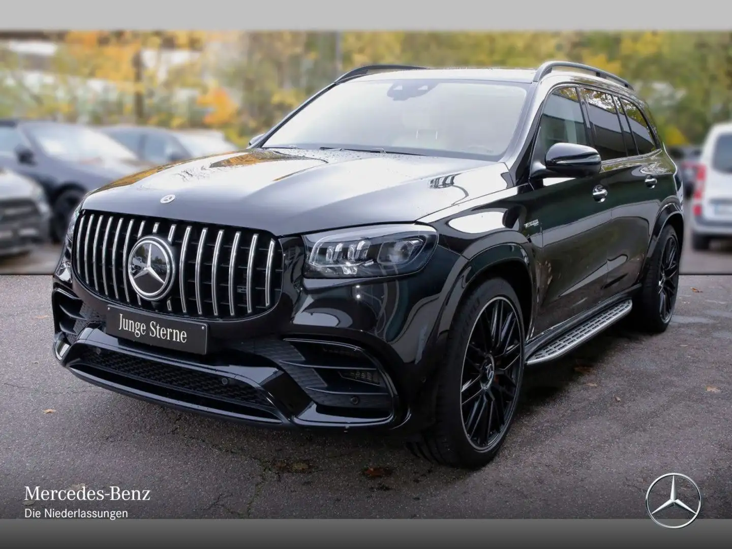 Mercedes-Benz GLS 63 AMG GLS 63 4M NIGHT+PANO+360+MULTIBEAM+FAHRASS+STHZG Schwarz - 2