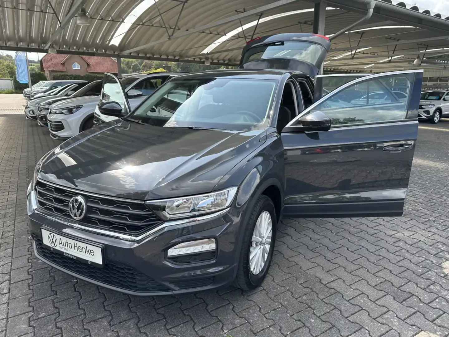 Volkswagen T-Roc 1.0 TSI OPF PDC + KLIMA Klima Einparkhilfe Grau - 2