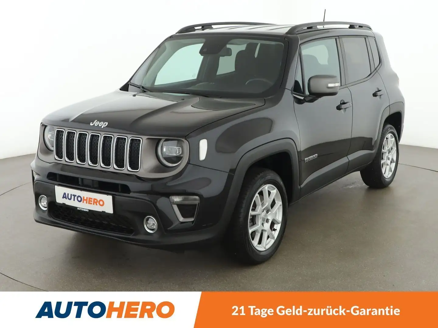 Jeep Renegade 1.3 TGDi Limited 4x4 Aut. *LED*ACC*SPUR*TOT*CAM* Schwarz - 1