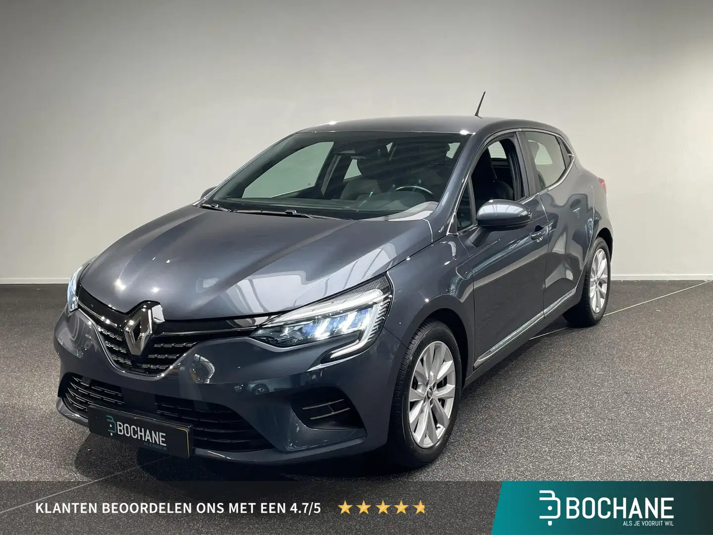Renault Clio 1.0 TCe Intens Navigatie | Airco | Apple carplay / Grijs - 1