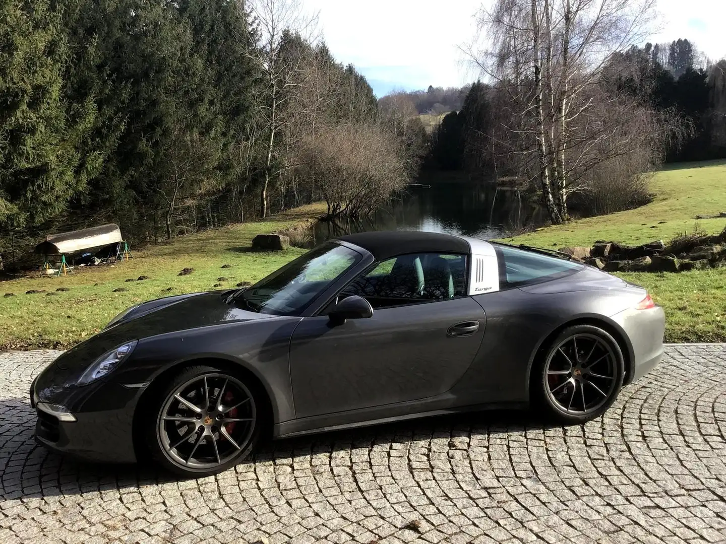 Porsche 911 Porsche 991 Targa 4S 3.8L 400ch PDK Grau - 1
