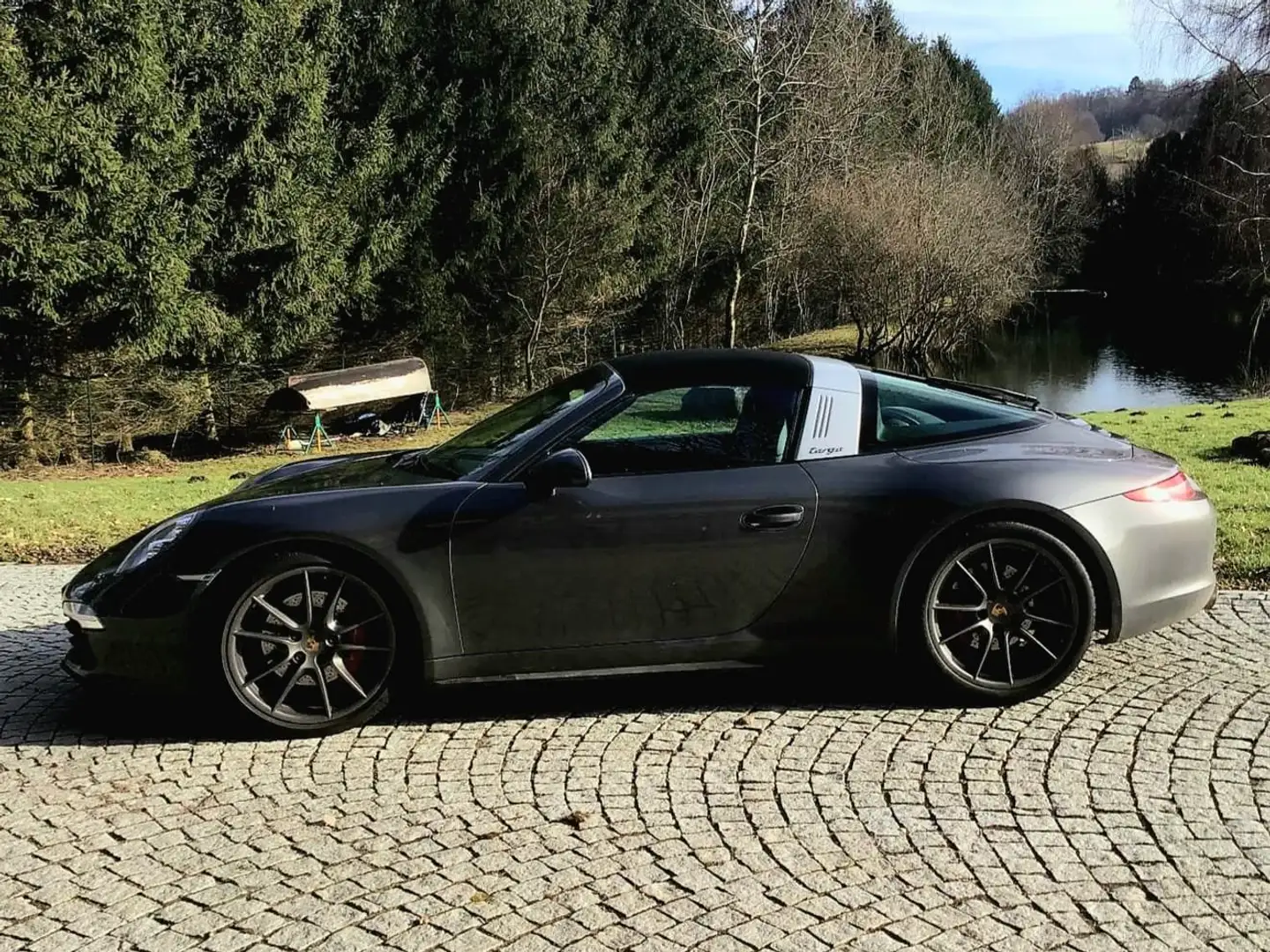Porsche 911 Porsche 991 Targa 4S 3.8L 400ch PDK Grau - 2