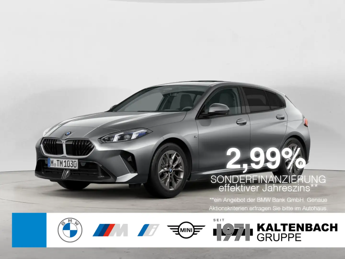 BMW 120 d M-Sport PANO HUD LED ACC NAVI H/K KAMERA Grau - 1