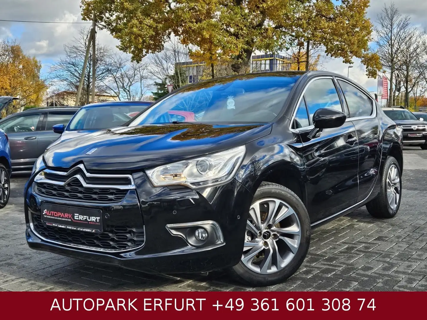 Citroen DS4 SoChic*Klima*Temp*Leder*StzH*Xenon*Navi*Mass Czarny - 1