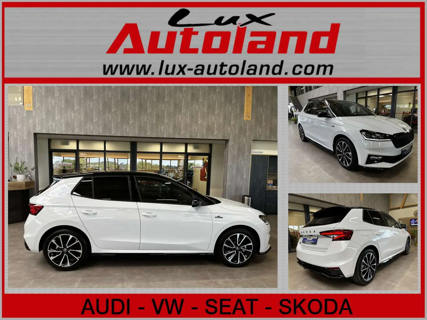 Skoda Fabia Monte Carlo TSI Kamera App Tempomat Blanc - 1